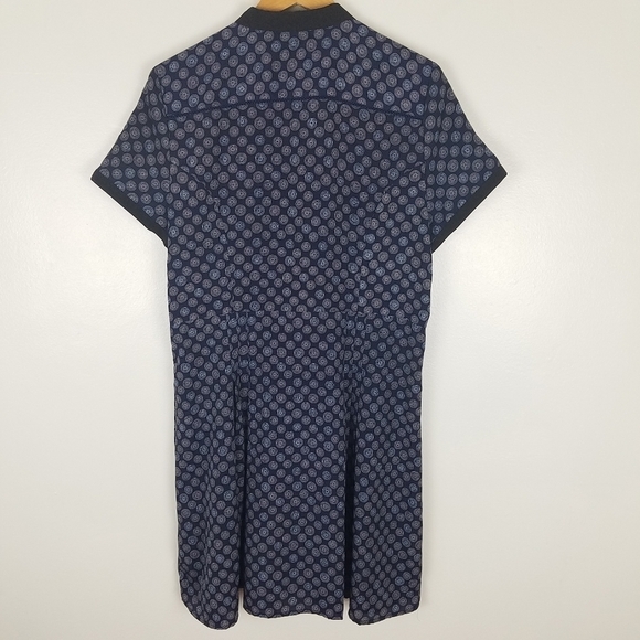 JASON Wu For Target Novelty Print Hidden Button Front Pleated Shirt Dress - Picture 2 of 11